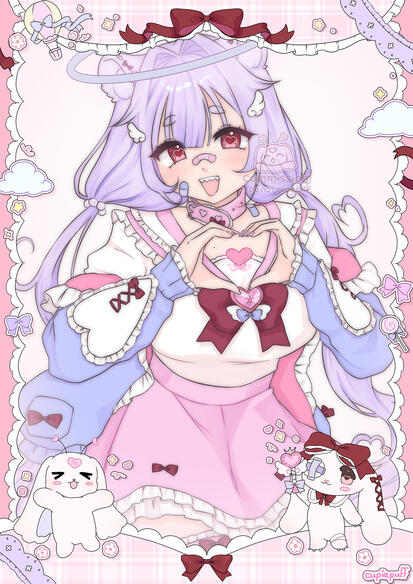 commission for @amelielovelace on twitter!